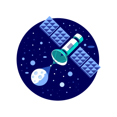 Satellite  Illustration