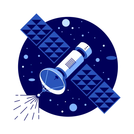 Satellite  Illustration