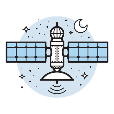 Satellite  Illustration