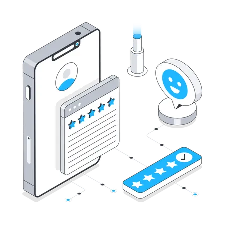 Satisfação do cliente  Illustration