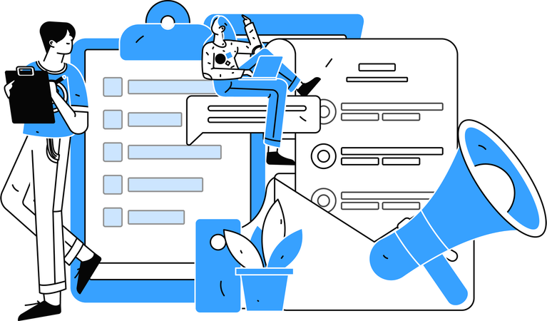 Satisfação do cliente  Ilustração