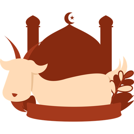 Saudação Eid Adha  Ilustração