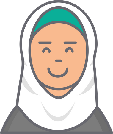 Saudi Female  Illustration