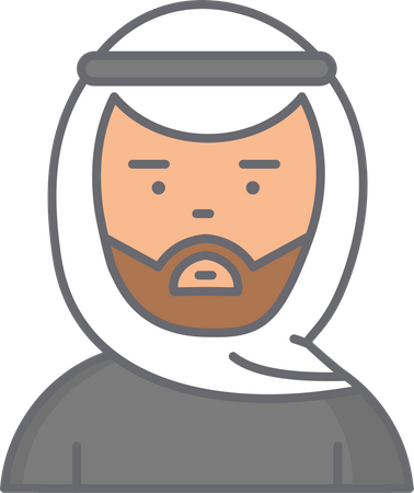 Saudi Male  Illustration