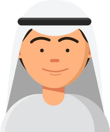 Islamismo Pessoas Icone Web Arabe Avatares Cabecas Muculmanas Ilustração