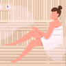 sauna illustration free download
