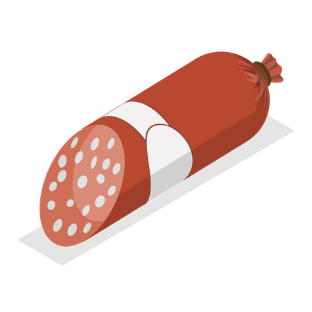 Sausages and Meat Products  Illustration