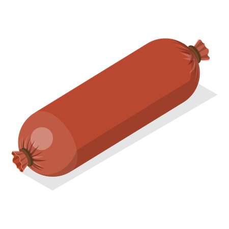 Sausages and Meat Products  Illustration