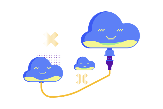 Sauvegarde cloud à cloud  Illustration