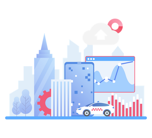 Sauvegarde sur le cloud  Illustration