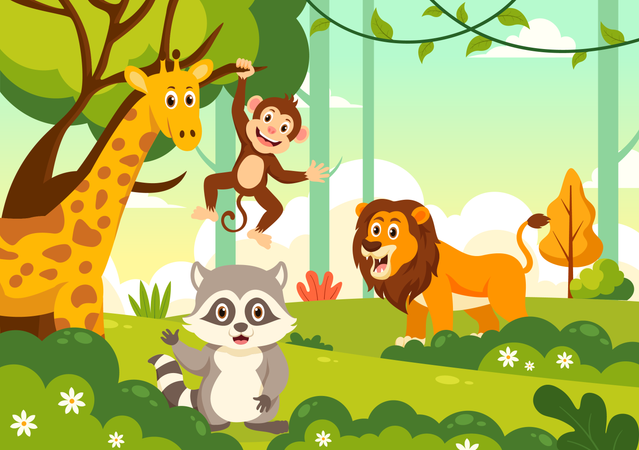 Sauver les animaux  Illustration