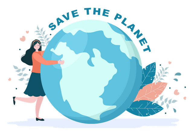 Save Earth Illustration