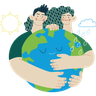 illustration for save earth