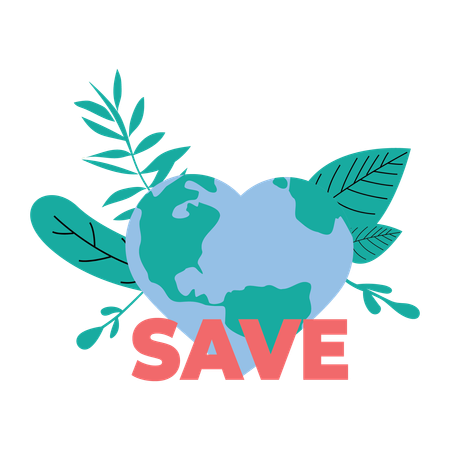 Save eco system  Illustration