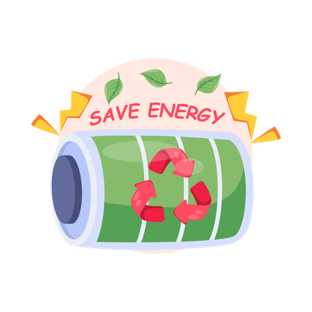 Save Energy  Illustration