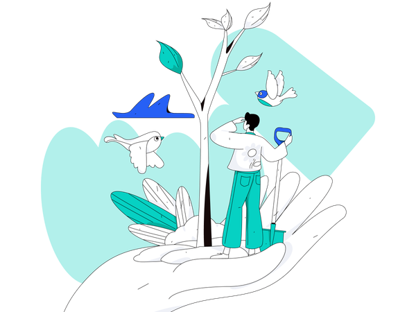 Save Environment  Illustration