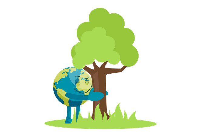 Save environment and save tree  Illustration