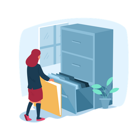 Save File To Folder  Illustration