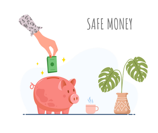Save Money Illustration