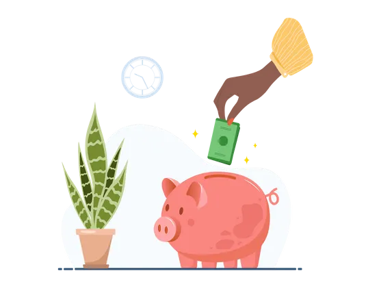 Save Money  Illustration