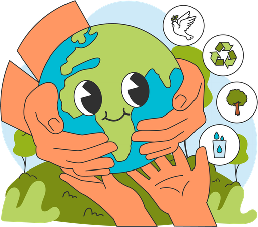 Save our planet  Illustration