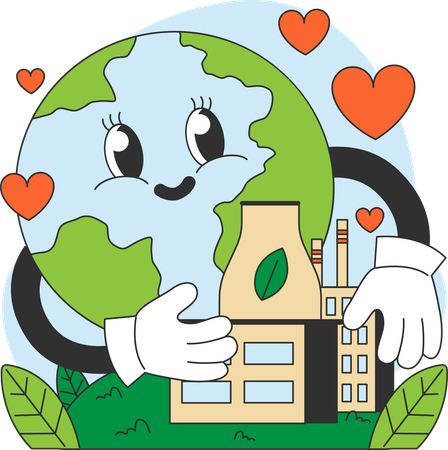 Save our planet earth  일러스트레이션