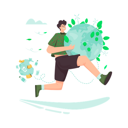 Save our planet  Illustration