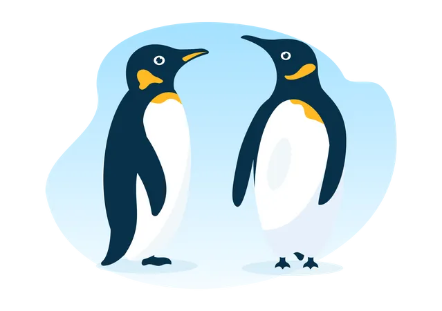 Save Penguin Illustration
