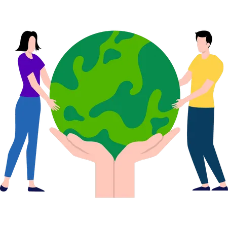 Save Planet  Illustration