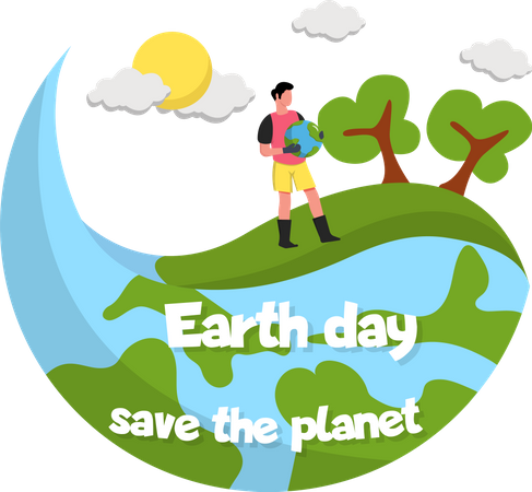 Save The Planet  Illustration