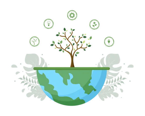 Save The Planet  Illustration