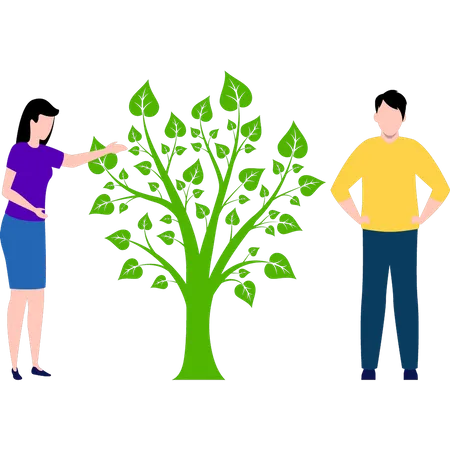 Save Tree  Illustration