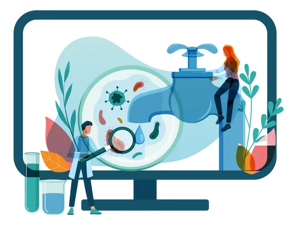 Save Water  イラスト