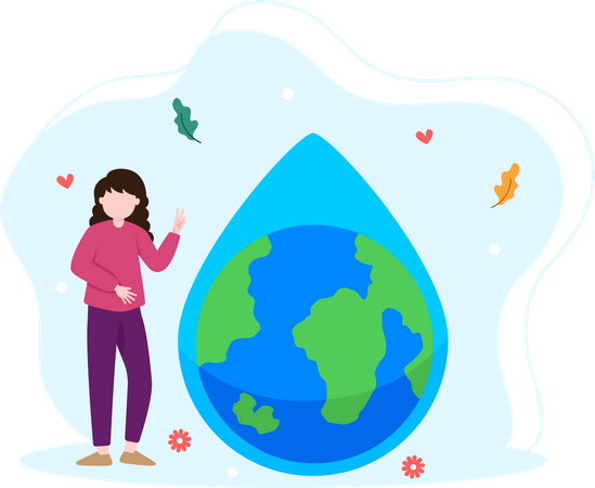 Save Water Concept Water Tap Earth Stock Illustration 1385448428 |  Shutterstock