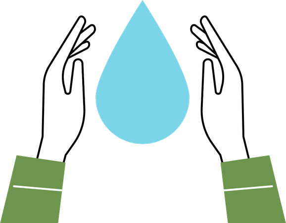 Save Water  Illustration