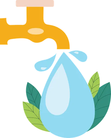 Save water  Illustration