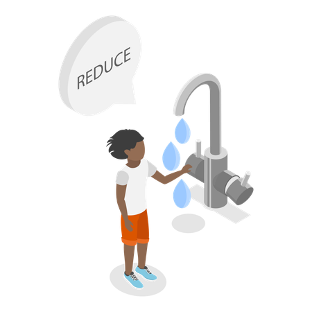 Save water  Illustration