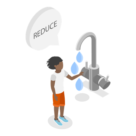 Save water  Illustration