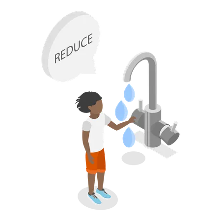 Save water  Illustration