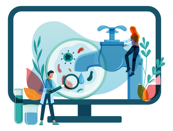 Save Water  Illustration