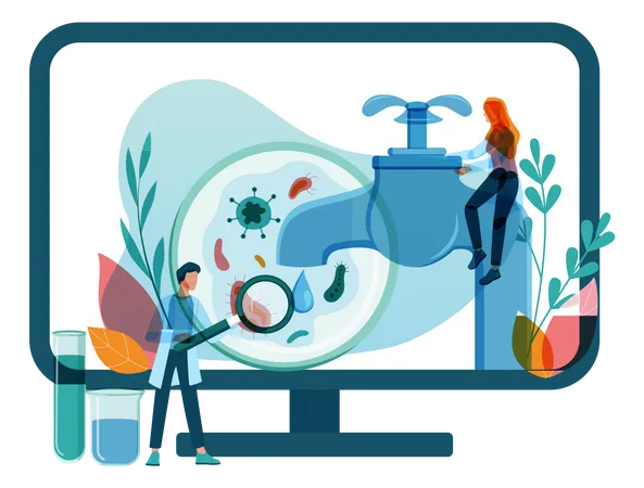 Save Water  Illustration