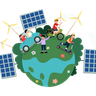 illustration for save world