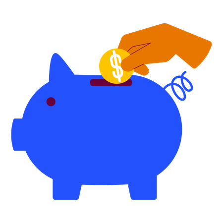 Saving Money  Illustration