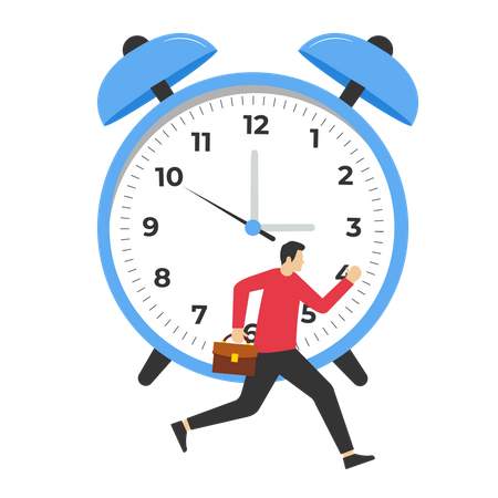 Saving time  Illustration