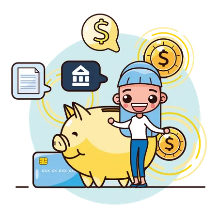 Savings Account Contract  Illustration