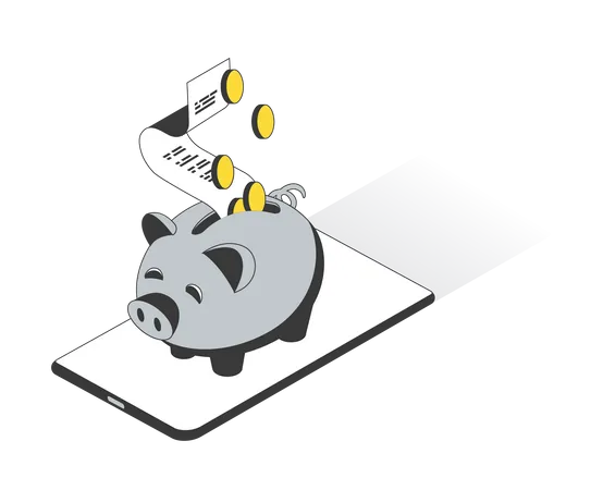 Savings Account Statement  Illustration