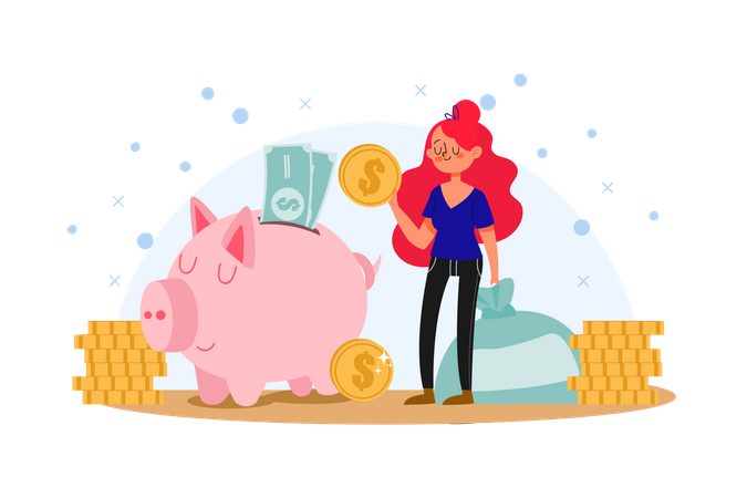Savings  Illustration