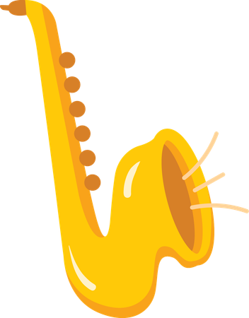 Saxofone  Ilustração
