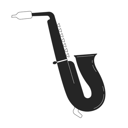 Instrument de musique saxophone  Illustration