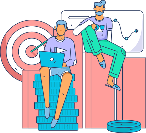 Scaling Business  Illustration